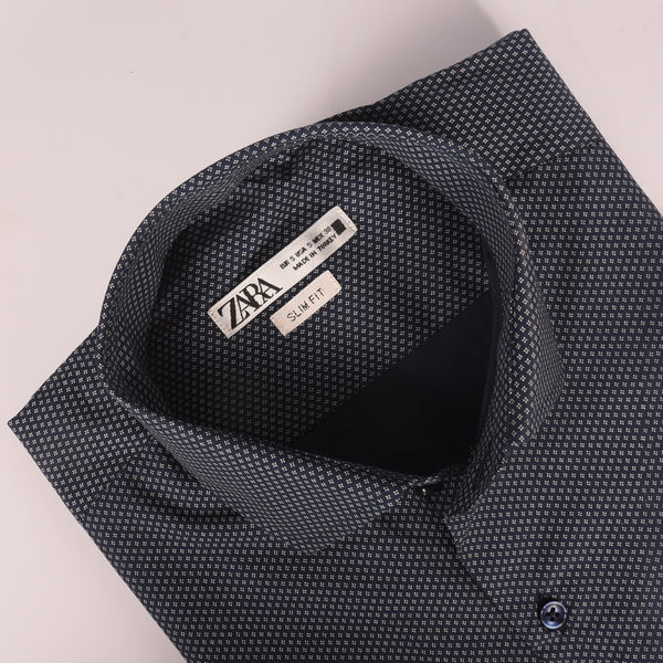 ZR Navy D Printed Shirt